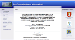 Desktop Screenshot of dpskarniowice.pl