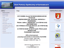 Tablet Screenshot of dpskarniowice.pl